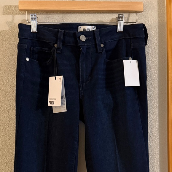 PAIGE Dark Blue Boot Cut Women's Jeans - Picture 2 of 7